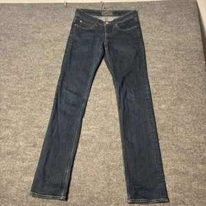 Vintage Acne Jeans Women's 28 Dark Wash Slim Straight Leg Denim Y2K Style